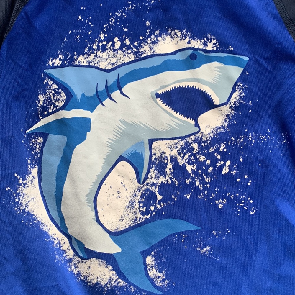 Kids Shark Swim Shirt - Picture 2 of 5